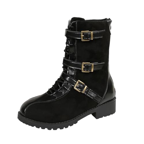 Bottes mi-mollet à lacets pour femmes le style casual chic de cet hiver