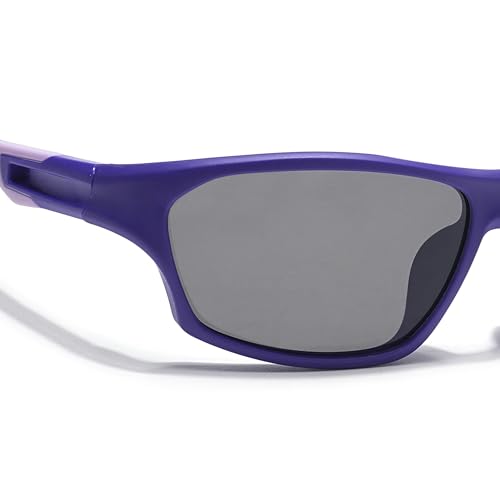 Image of Voyage Wrap Around UV Protected & Polarized Sunglasses for Kids