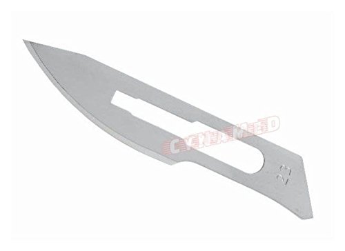 Scalpel Blade No 20 No 23 200 Pcs 100/100 Plus Handle No 4 Dermaplaning Dental Cynamed