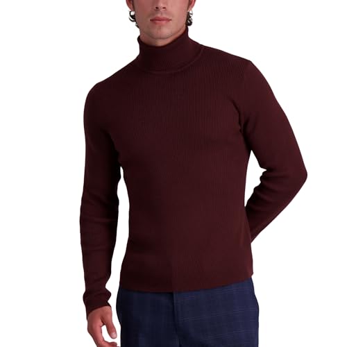 Haggar Mens Long Sleeve Turtleneck Sweater