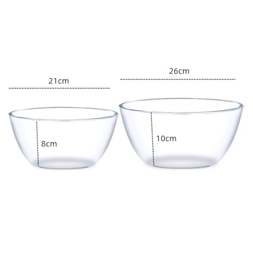 Set de 2 Tazones de Vidrio para Mezclar ADESUGATA miniatura 2