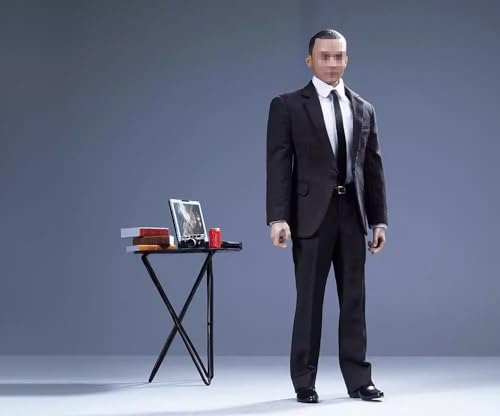1/6 Ratio of Men's Clothing，1/6 Scale Male Figure Sport Suit，1/6 Scale Male Clothes ，Set, Black2