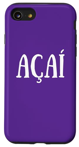 Purple Funny Acai Belem Para Amazonia Brazil �X�}�z�P�[�X iPhone SE (2020) / 7 / 8 �p
