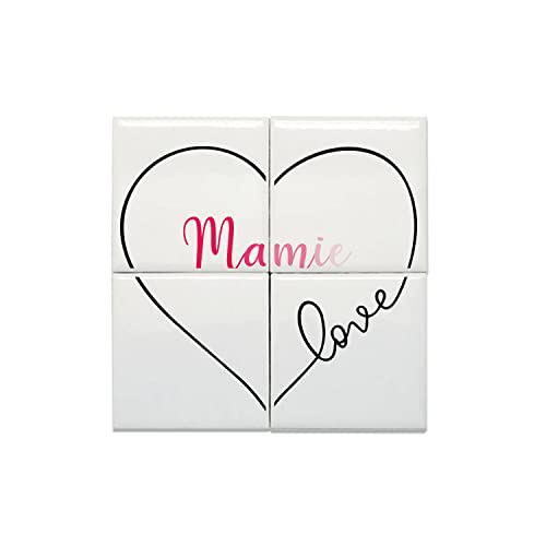 Carreaux céramique décoratif Mamie Love : idée cadeau fête des grands-mères