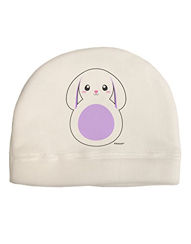 TOOLOUD Cute Bunny with Floppy Ears - Purple Child Fleece Beanie Cap Hat
