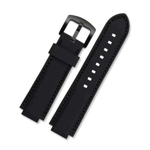 Correa de reloj de goma modificada de 24mm compatible con Casio Edifice 5634