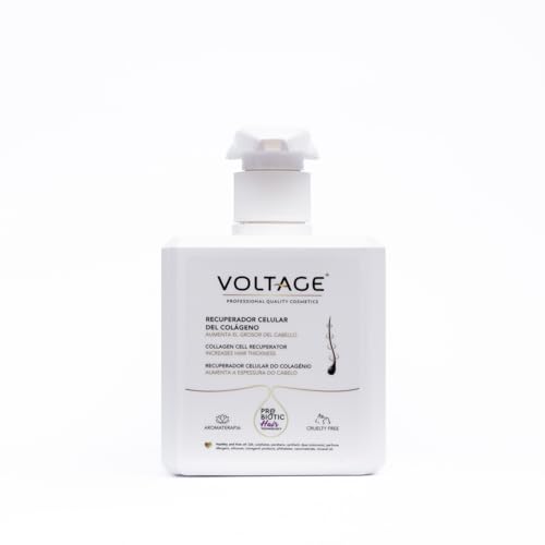Voltage Cosmetics - Recuperador Celular de Colágeno - 500 ml - Prebiotic Hair Technology - Tratamiento Intensivo para Fibras Capilares - Regenera y Aumenta Grosor