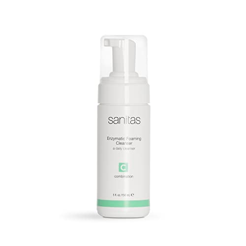 Sanitas Skincare Enzymatic Foaming Cleanser, Pore Refining Cleanser, Fruit Enzymes, 5 Ounces