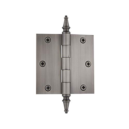 Image of Nostalgic Warehouse Steeple Tip Residential Door Hinge with Square Corners