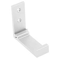 Kodxylytix Aluminium Foldable Coat Hooks for Towel Wall Mounted Silver