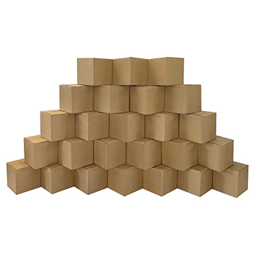 Uoffice 25 Corrugated Boxes 14 X 14 X 14" Cube Cardboard Shipping Box Cartons #TOP2