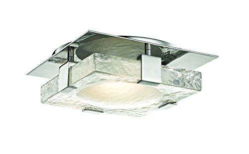 🔥 Crazy Deals Hudson Valley Lighting 9811-PN Bourne LED 11 InchW Wall/Flush Mount - 10.75 Inches Wide by 10.75 Inches High, Polished Nickel Finish