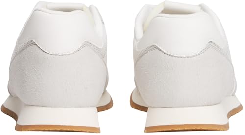 Tommy Jeans Baskets de Running Homme Casual Basses, Blanc (Ecru), 42