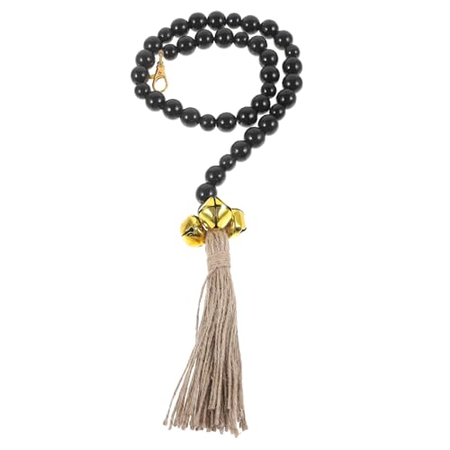 GANAZONO Dog Training Bell Pet Doorbell for Potty Training Rustic Hanging Doorbell Beads Safe Easy Install Doggy Bells for Potty