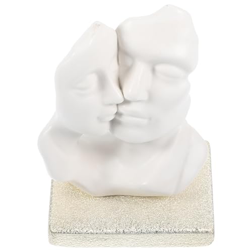 Statuette di coppia: la scultura di coppia è un ornamento perfetto per il tuo tavolino da tè, la casa o l'ufficio, donando un nuovo look. statuetta di coppia in ceramica
