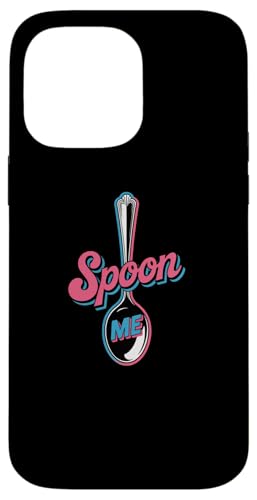 Funny Spoons ȃOtBbN t@j[Xv[ Ƃ킴Xv[ Me X}zP[X iPhone 14 Pro Max p