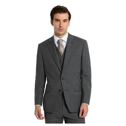 Michael Kors Classic Grey Sharkskin Suit