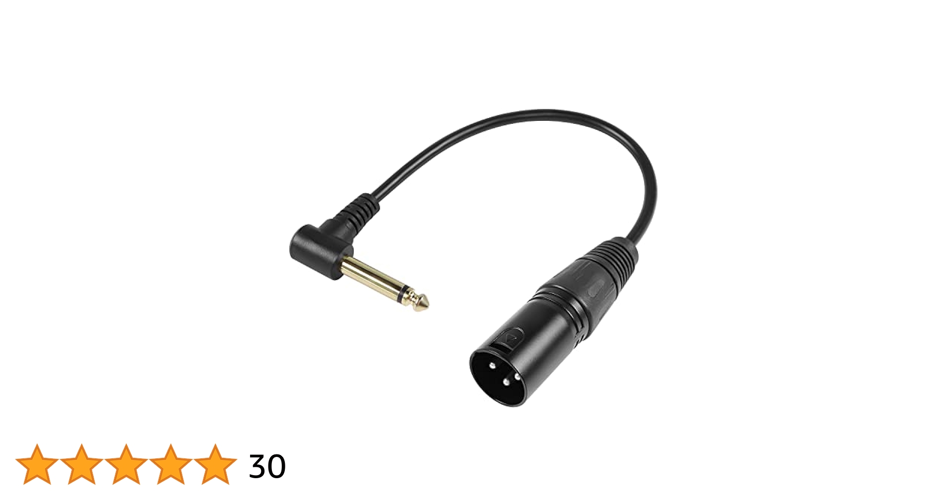 Amazon.co.jp: QIANRENON 90度アングル TS 6.35mm - XLR アン