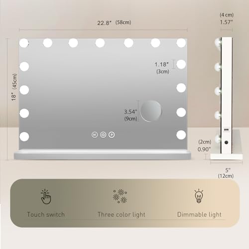 Espejo para Maquillaje YOURLITE Rectangular con Luz miniatura 7