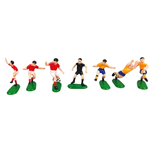 Toppers do bolo de aniversário Futebol | 10 peças toppers do bolo do tema do jogador da bola de fute