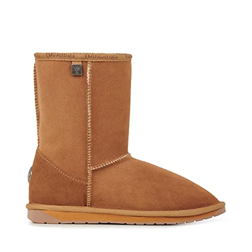 Emu Women's Platinum Stringer Lo Boot, Chestnut, 9