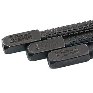 3 Pcs High Carbon Steel Anti-Skid Center Punch Automatic Center Hole Punch Punching Kit DIY Marking Tool Marking Hole 10cm Long Drilling Tool