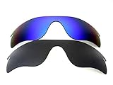  Galaxia Lentes De Repuesto Para Oakley RadarLock Path negro y Azul Polarizado, 2 pares - Transparente, regular