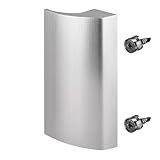 SOTECH Balkontürgriff SEJA II Aluminium Edelstahloptik 85 x 40 x 20 mm Türgriff Terrassentürgriff