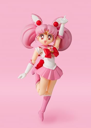 Image of TAMASHII NATIONS - Pretty Guardian Sailor Moon - Sailor Chibi Moon (Animation Color Edition), Bandai Spirits S.H.Figuarts Action Figure