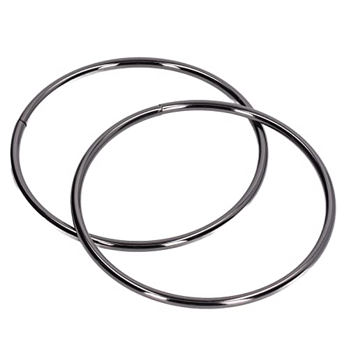 Lista de Asas que puedes comprar esta semana. 45 Asas redondas de metal para Bolsos, Mano de obra fina forma redonda asas para bolsas de alta dureza (2 uds)