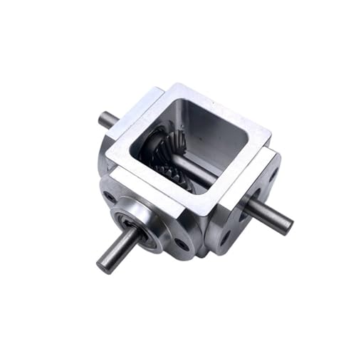 Caja de dirección de 90 grados: Conmutador cónico con eje doble de 6mm 2