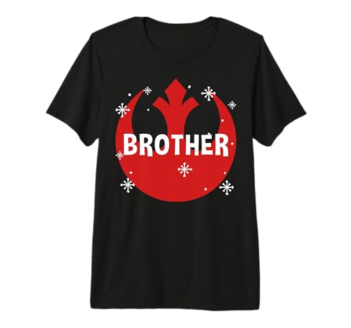 T-shirt Star Wars Christmas haut de gamme en coton doux pour les fans de l'Alliance Rebelle