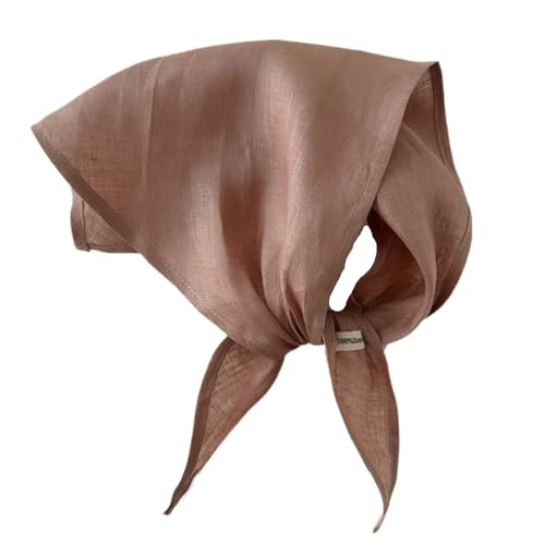 Triangle Scarf for Women Linen Head Scarf Cottagecore Accessories Downtown Girl Aesthetic Summer Streetwear