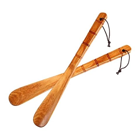 WLMALL Premium Wooden Shoe Horn Cover
