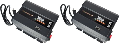 Image of PowerMax PM3 75LK RV Power Converter - 12 Volt 75 Amp with 3 Stage Smart Charging Mode, Lithium Compatible (Pack of 2)