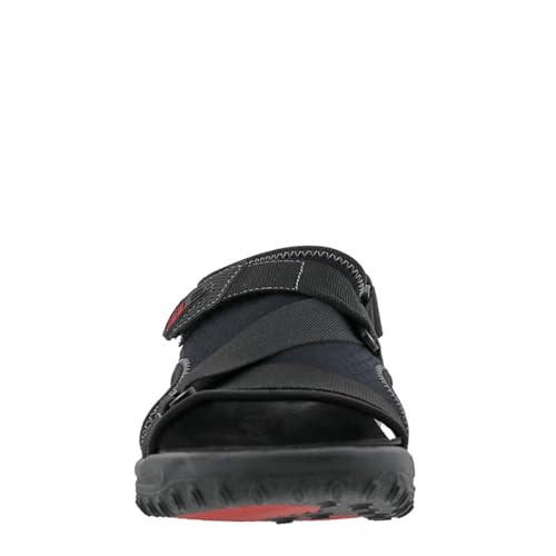 Drew Wander Men's Sandal with Removable Footbed Black Leather Combo - 10 6e3