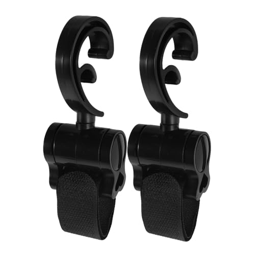 SOPOTUTU 2個ベビーカー用フック 多機能で転式の フック 対応バッグや買い物袋を簡単に掛けられる便利なアクセサリー