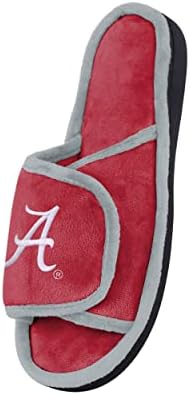 FOCO Men's NCAA College Team Logo Memory Foam Adjustable Slide Slippers