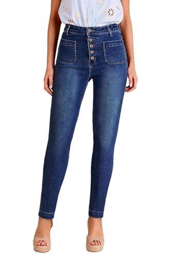 Allimy Women's Button Fly High Waisted Skinny Jeans – Fall 2025 Collection