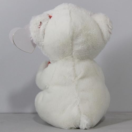 Ty Beanie Bellies-Peluche Desi der Bär 15cm-TY41047, TY41047, White, Rot, Small