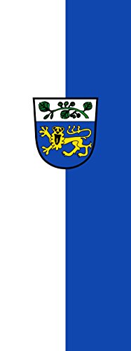 Grand drapeau Andechs de 6m² aux finitions soignées 400x150cm - 2