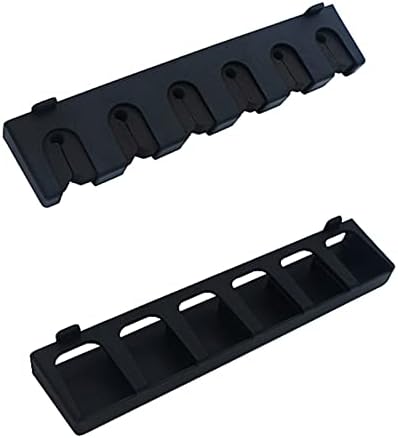 Compact Fishing Rod Racks – ABS Wall or Ceiling Fishing Rod Holder for Garage, Vertical Black Vertical Fishing Pole Rack - Storage Most Types of Fishing Rods and Combos -Holds Up to 6 Rods image 3