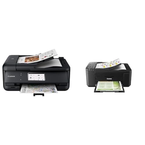 Canon PIXMA TR8620a - All-in-One Printer Home Office|Copier|Scanner|Fax|Auto Document Feeder | Photo & ® PIXMA™ TR4720 Wireless Inkjet All-in-One Color Printer, Black