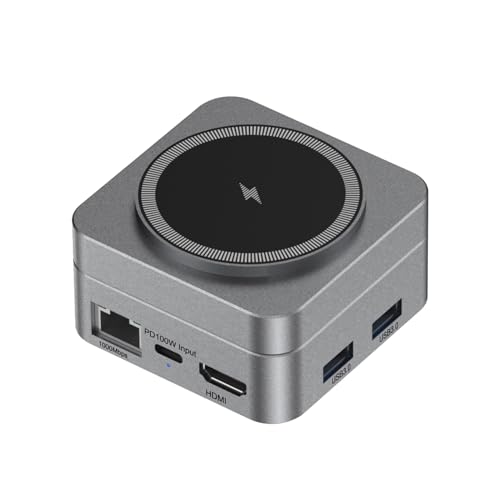 10 in 1 Docking Station USB Typ C 4K HDMI RJ45 100W PD 15W Wireless Laden Schnellladung Für Laptop und Reise
