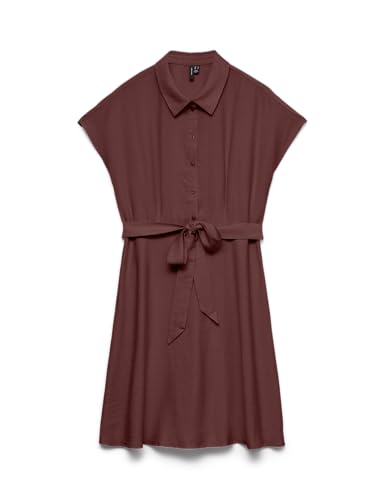 Robe t-shirt court Vero Moda Vmathena robe ceinturée femme en tissu