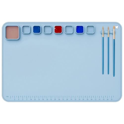 Alfombrilla de silicona 60x40 cm para manualidades y pintura con resina