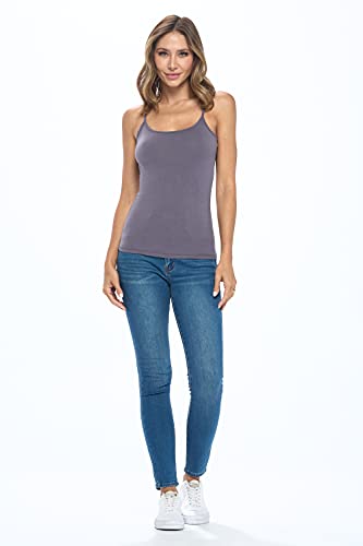 Image of Natural Uniforms Women's Camisole Tank Top-Breathable Cotton Stretch