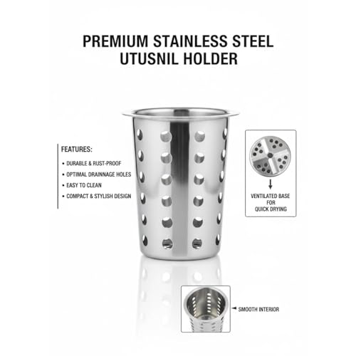 Image of FINALITY cutlery holder for kitchen accessories, Best use for spatula holder (Cylindrical Stand)