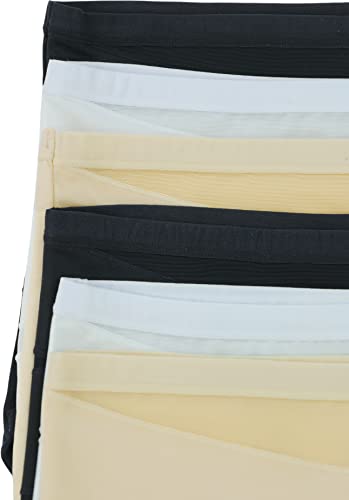 Image of ToBeInStyle Women's Pack of 6 High-Waisted Girdle Brief Tummy Support Everyday Panties