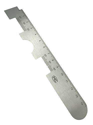 PD Ruler Pupillary Distance Ruler Straight Edge Optical Vernier Eye Pupil Distance Meter Ophthalmic Tool Stainless Steel